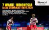 Infografis 7 Atlet Bulu Tangkis Indonesia Lolos Olimpiade Tokyo 2020