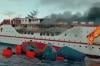 Detik-Detik Kapal KM Karya Indah Terbakar di Perairan Kepulauan Sula 