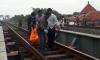 Tegal Gempar, Perempuan Tanpa Identitas Ditemukan Tewas Tergantung di Jembatan KA