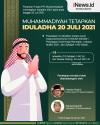 Infografis Muhammadiyah Tetapkan Iduladha 20 Juli 2021