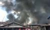 Video Pemukiman Padat Penduduk Terbakar di Bitung