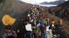 Umat Hindu Suku Tengger Larung Sesaji ke Kawah Gunung Bromo - Bagian 4