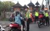 Penyekatan di Jalan Raya Batubulan Menuju Denpasar Diperketat