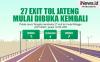 Infografis 27 Exit Tol di Jateng Kembali Dibuka
