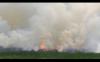 Lahan Gambut di Ogan Ilir Terbakar, Asap Pekat Membumbung Tinggi 