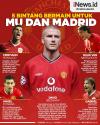 Infografis 5 Bintang Bermain untuk MU dan Real Madrid