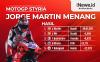Infografis Jorge Martin Finis Pertama di MotoGP Styria 2021