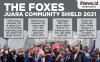 Infografis Leicester City Juara Community Shield usai Libas Manchester City