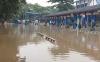 Banjir di Lebak Rendam Terminal Mandala Rangkasbitung