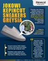 Infografis Jokowi Kepincut Sneakers Greysia Polii