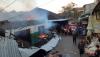 Kios Pasar Ciawi Tasikmalaya Terbakar Hebat, Pedagang Selamatkan Barang Tersisa
