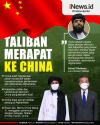Infografis Taliban Merapat ke China