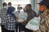 Baznas Sleman Salurkan Bantuan Sembako bagi PKL dan Jukir di Prambanan