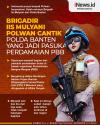 Infografis Brigadir Iis Mulyani, Polwan Cantik Polda Banten yang Jadi Pasukan Perdamaian PBB