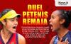 Infografis Duel Petenis Remaja di Final AS Terbuka 2021