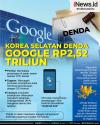 Infografis Korea Selatan Denda Google Rp2,52 Triliun
