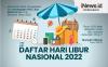 Infografis Daftar Hari Libur Nasional 2022