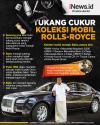 Infografis Tukang Cukur Rambut Koleksi Mobil Mewah Rolls-Royce