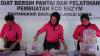 Bhayangkari Sulut Bersih-Bersih dan Berikan Pelatihan Pembuatan Eco Enzyme di Pantai Walet Bitung