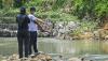 Polisi Olah TKP Lokasi 11 Siswa MTS Tewas saat Susur Sungai Clileueur Ciamis - Bagian 1