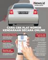 Infografis Cara Cek Plat Nomor kendaraan online