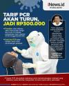 Infografis Tarif PCR akan Turun Jadi Rp300.000