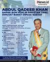 Infografis Profil AQ Khan, Bapak Bom Nuklir Pakistan