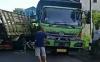 Tabrakan Hebat, 2 Truk di Kediri Hancur Pengemudi dan Kernet Selamat 