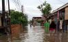 Hujan Deras, Banjir Rendam Jalan dan Permukiman Warga Palembang