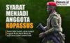 Infografis Syarat Menjadi Anggota Kopassus