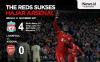 Infografis Hasil Lengkap Liga Inggris Semalam: Liverpool Pesta Gol ke Gawang Arsenal