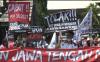 Demo di Kantor Gubernur, Buruh Jateng Desak Ganjar Batalkan UMP 2022