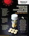 Infografis Favipiravir dan Remdesivir Ditetapkan jadi Obat Covid-19 