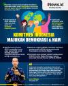 Infografis Jokowi Tegaskan Komitmen Indonesia Majukan Demokrasi dan HAM