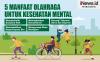 Infografis 5 Manfaat Olahraga untuk Kesehatan Mental