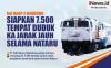 Infografis KAI Daop 2 Bandung Siapkan 7.500 Tempat Duduk KA Jarak Jauh Selama Nataru