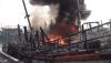 Kapal Motor Ikan di Probolinggo Terbakar Hebat, Nelayan Ketakutan