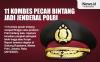 11 Kombes Pecah Bintang Jadi Jenderal Polri, Ini Daftar Nama dan Jabatannya
