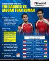 Infografis 32 Besar India Open 2022, The Daddies Vs Jagoan Tuan Rumah