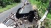 Jalan di Gianyar Ambles Diguyur Hujan Deras, Hanya Motor yang Bisa Melintas