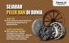 Sejarah Terciptanya Pelek Ban di Dunia, dari Roda Kayu hingga Karet Antibocor 