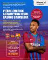 Infografis Pierre-Emerick Aubameyang Resmi Gabung Barcelona