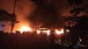 Kompleks Relokasi Pasar Johar Semarang Terbakar Hebat