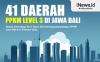 Infografis Daftar 41 Daerah PPKM Level 3 di Jawa Bali