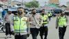 Polisi Sisir Tempat Keramaian Karawang, Ingatkan Warga Pakai Masker 