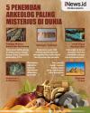Infografis 5 Penemuan Arkeolog Paling Misterius di Dunia