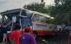 Bus Pariwisata Tertabrak KA di Tulungagung Angkut Karyawan Hendak Liburan ke Jatim Park
