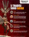 Infografis Tradisi Suku Dayak Warisan Nenek Moyang 