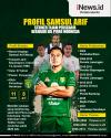 Infografis Profil Biodata Samsul Arif: Striker Tajam Persebaya Berjuluk Del Piero Indonesia
