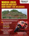 Warga Lokal Tak Punya Tiket MotoGP Bisa Nonton di Bukit Tanpa Diusir Petugas